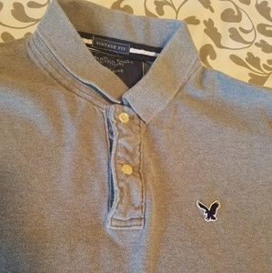 American Eagle Gray Polo